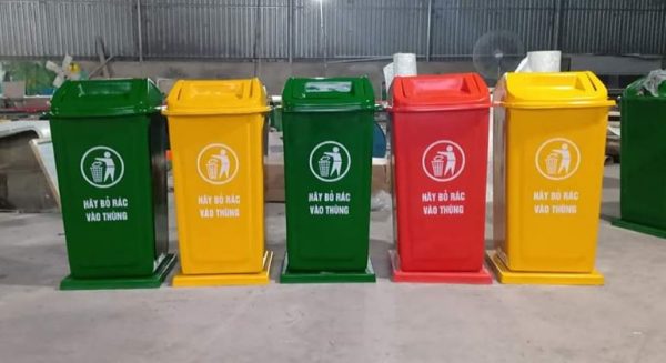Khám phá ý nghĩa về màu sắc của thùng rác nhựa công nghiệp